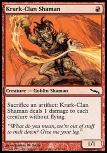 Magic / MTG Schamane des Krark Clans / Krark-Clan Schamane Mirrodin Foil!! Französische LP - Bild 1 von 1