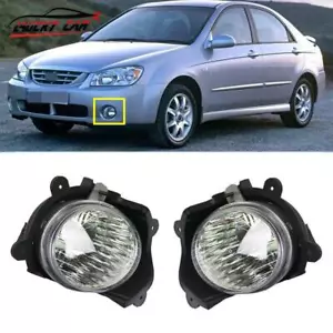 Pair LH+RH Front Bumper Grille Signal Fog Lamp For Kia Cerato 2005-2006 - Picture 1 of 6