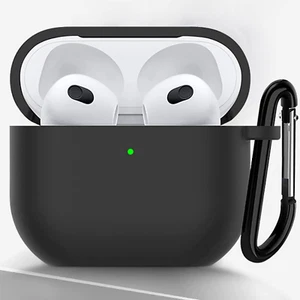 Silicone Case Compatible with Airpods 3 Case Cover (2021), Protective Case with - Picture 1 of 7