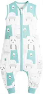 100 % Baumwolle Baby Baby Schlafsack mit Füßen Pyjama Unixes Nachtwäsche Größe XL - Bild 1 von 2