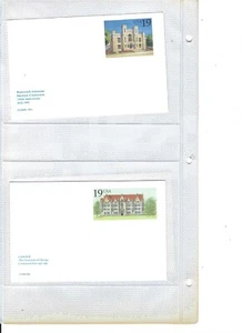 US: 2 postal cards NEW/used MNH 122908 - Picture 1 of 1