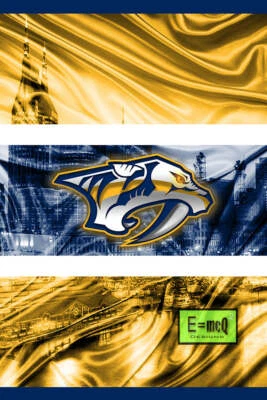 Póster de Nashville Predators, impresión de hockey de Nashville Predators, Predators Man Cave Foto 1 de 4