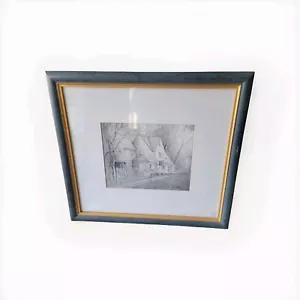Allen Hawks Pencil Drawing .Contemporary House Art. - Picture 1 of 4