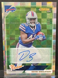2019 Donruss The Rookies Devin Singletary Auto RC 255/299 - Picture 1 of 2