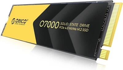 ORICO M2 SSD 2TB, NVMe SSD M.2 con Dissipatore, PCIe 4.0 x 4, fino a 7000MB/s, S - Image 1 of 4