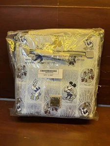 2022 Disney Parks Dooney & Bourke 100 Anniversary Platinum Mickey Crossbody Bag - Picture 1 of 3
