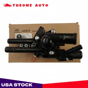 For 2015-2020 Kia Optima Hyundai Santa Fe Sonata 2.4L Thermostat Housing US - Picture 1 of 14