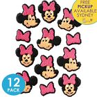 Minnie Mouse Party Supplies 12 Edible Cupcake Cake Icing Birthday Decorations