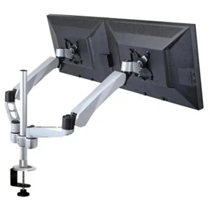 Cotytech Expandable Dual Monitor Desk Mount Spring Arm Quick Connect - Picture 1 of 2
