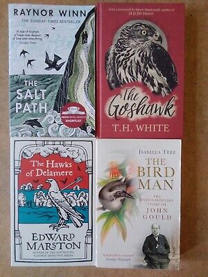 The Salt Path:Raynor Winn+The Goshawk:T.H.White+Bird Man:John Gould/Edward Lear • 11.99£