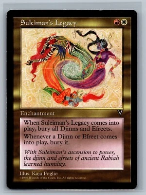 Magic The Gathering Visions Suleiman's Legacy MTG TCG CCG - Image 1 of 2