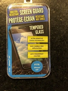 Shatter Resistant Clear Tempered Glass Screen Protector fits Apple IPhone XR - Picture 1 of 2