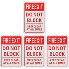  4 szt. znak wyjścia pożarowego awaryjnego nie blokuj znaku bezpieczeństwa znak alarmowy