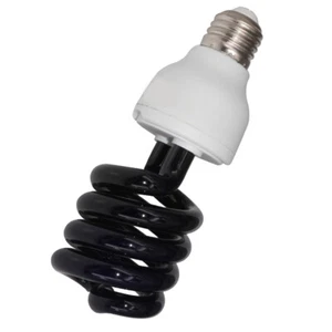 E27 40W Energy Saving Ultraviolet UV Blacklight Spiral Lamp Fluorescent Bulb qi - Picture 1 of 3