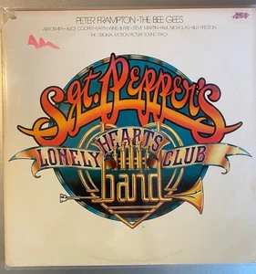 SGT Peppers Lonely Hearts Club Band OST, BEE GEES Framp Vinyl 2LP Record Poster - Picture 1 of 21