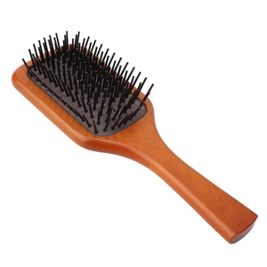 Paddle Hair Brush Ergonomic Massage Scalp Reduce Pulling Prevent Slipping PadSA - Picture 1 of 12
