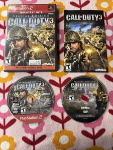 Call of Duty 3: Edición especial. Greatest Hits (Sony PlayStation 2, 2007) probado en caja original - Imagen 1 de 4