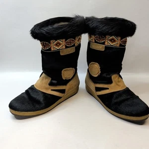 Vintage TECNICA Herren 44 Ziegenfell Apres Skischuhe Italien EUC  - Bild 1 von 11