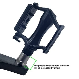 Pedal Adapters for 916 Inch Bike Pedals with 12 Inch Crank Compatibility - Picture 1 of 12