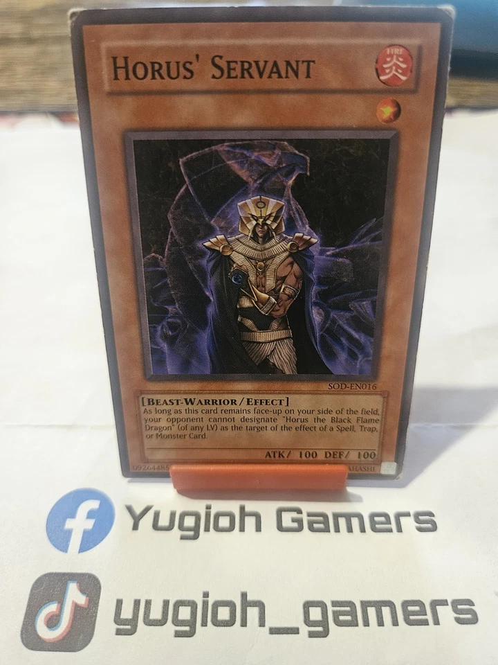 Yu-Gi-Oh Horus Servant SOD Common  Played  - Image 1 of 1