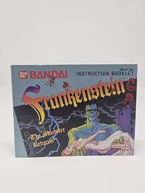Frankenstein The Monster Returns Nintendo NES OEM Authentic Manual/Booklet Only