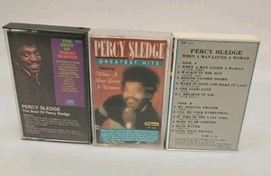 The Best Of Percy Sledge R&B Music Cassette Greatest Hits Lot Of 3 Vintage - Picture 1 of 10