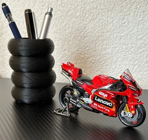 Motorcycle Tire Stack Pen Holder- Desk Organizer - Picture 1 of 4