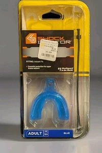 Shock Doctor Braces Strapped Mouthguard Adult Blue - Picture 1 of 2