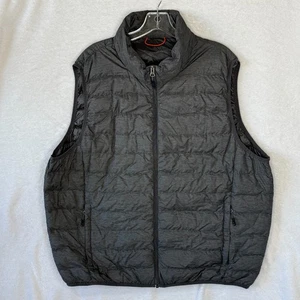 Hawke & Co Performance Duck Downs Puffer Vest Lightweight Packable Men's XL Grey - Picture 1 of 15
