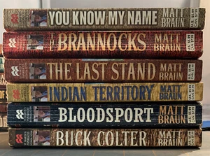 Matt Braun Lot of 6 Western Paperback Books THE LAST STAND, YOU KNOW MY NAME W2 - Picture 1 of 4