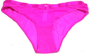 Auden Ladies sheer CHEEKY BIKINI-SZ SMALL-NWOT-1 PR-hot PINK MESH w/ v front - Picture 1 of 4