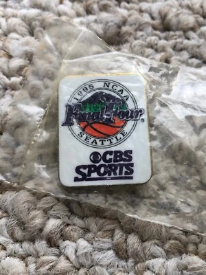 New 1995 NCAA FINAL FOUR 4 CHAMPIONSHIP CBS BROADCASTERS Lapel Pin Seattle RARE - Image 1 of 3