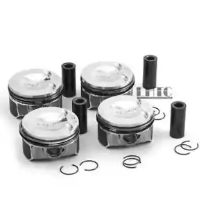 Engine +0.50mm Pistons With Rings Set Φ83mm For Audi A4 A5 VW Skoda Seat 2.0TFSI - Picture 1 of 5