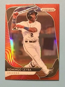 2020 Panini Prizm Domingo Leyba Red Prizm RC #10 Arizona Diamondbacks