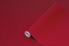 SAMPLE 15cm X 15cm Alkor Plain Dark Glossy Red Sticky Back Plastic Self Adhesive