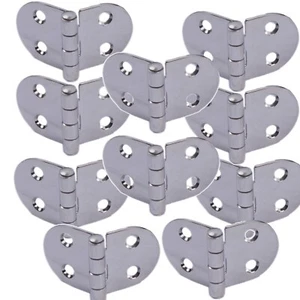 10X Stainless Steel Strap Hinges for Boat RV Hatch Folding Hinges 3 *1.5 inch - Picture 1 of 7