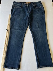 Seven Jeans Mens 38x30 Slim Straight Fit Seven7 Dark Wash Stretch Denim - Picture 1 of 9