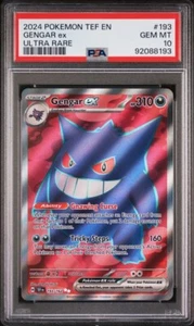 Pokémon Temporal Forces Gengar Full Art Ultra Rare 193/162 PSA 10 Gem Mint - Bild 1 von 2