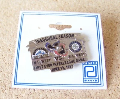 Inaugural Season First Ever Interleague Games Colorado Rockies Seattle Mariners - Image 1 of 4