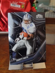 Emmitt Smith 2023 Topps Chrome Black NFL #115  - Picture 1 of 5