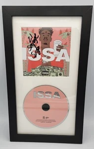 21 CD ISSA FIRMADO POR SAVAGE RAPPER ENMARCADO BECKETT HER LOSS - Imagen 1 de 3