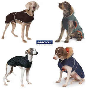Hundemantel Parka Ancol Muddy Paws Timberwolf Extreme Wax Whippet Windhund warm - Bild 1 von 8