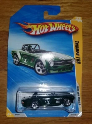 2009 Hot Wheels #33 New Models 33/42 TRIUMPH TR6 Green - Image 1 of 3