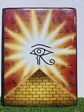 Vintage TOY SITE Ancient Egypt Pyramid Eye, Yu-Gi-Oh Trading Card Album Binder
