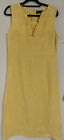 Harve' Benard by Bernard Holtzman Women's Dress Yellow Sleeveless Dress Size 10