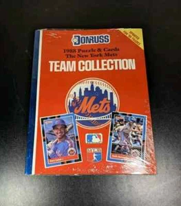 NEW 10 PACKS! 1988 Donruss Team Collection Book 27 Card and Puzzle NEW YORK METS - Picture 1 of 1