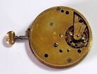 SWISS LEVER POCKET WATCH MOVEMENT WITH SILVER DIAL   CC2