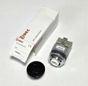 Idec AYD310N-B 30 mm 1-N/O Pulsante di arresto di emergenza E-Stop nero - Nuovo - Foto 1 di 5