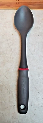 14" Good Cook Grey Serving Spoon; Nylon - Image 1 of 4