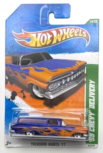 Hot Wheels - 2011 Treasure Hunt - '59 Chevy Delivery - New on Card #1 - Picture 1 of 2